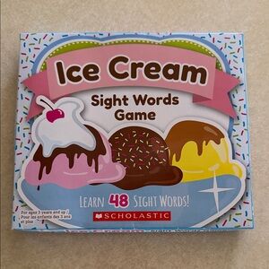 Scholastic- Ice Cream Sight Words Game